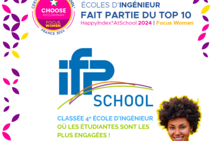 IFP School ranks fourth in the 2024 HappyAtSchool®/Focus Women ranking