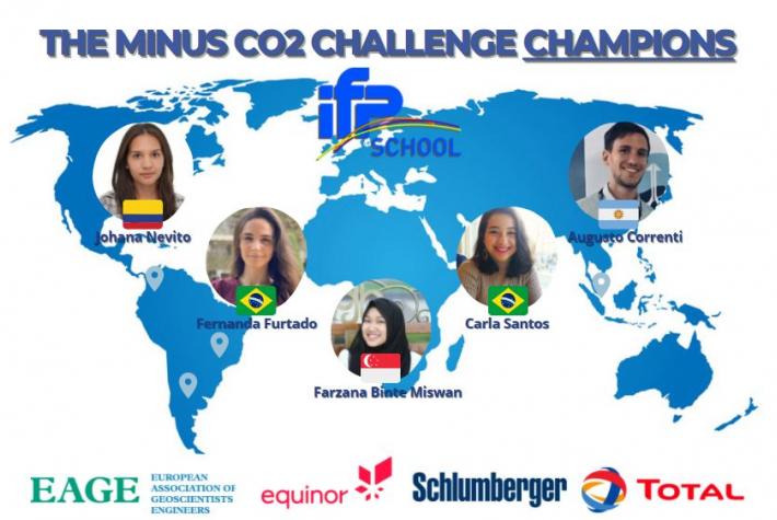 IFP School world champion of the Minus CO2 Student Challenge